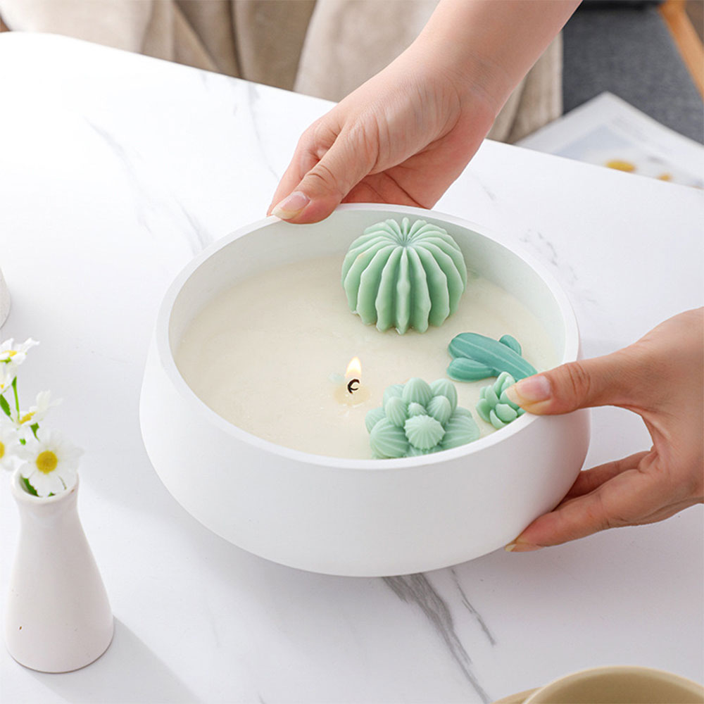 Potsticker Mold - قالب وعاء شمع إسمنتي كروي ذاتي