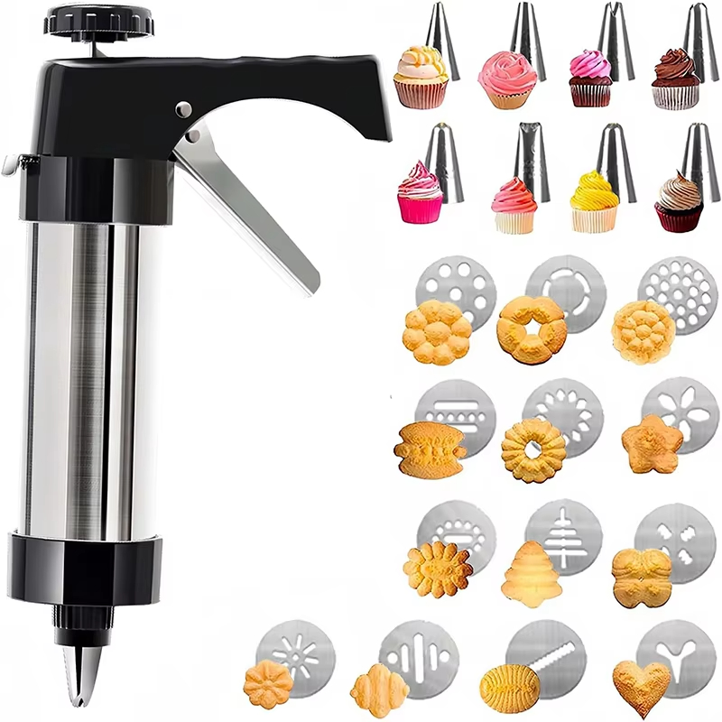 Churros Maker Gun - 13 قطعة/المجموعة DIY دليل قالب الكعكة