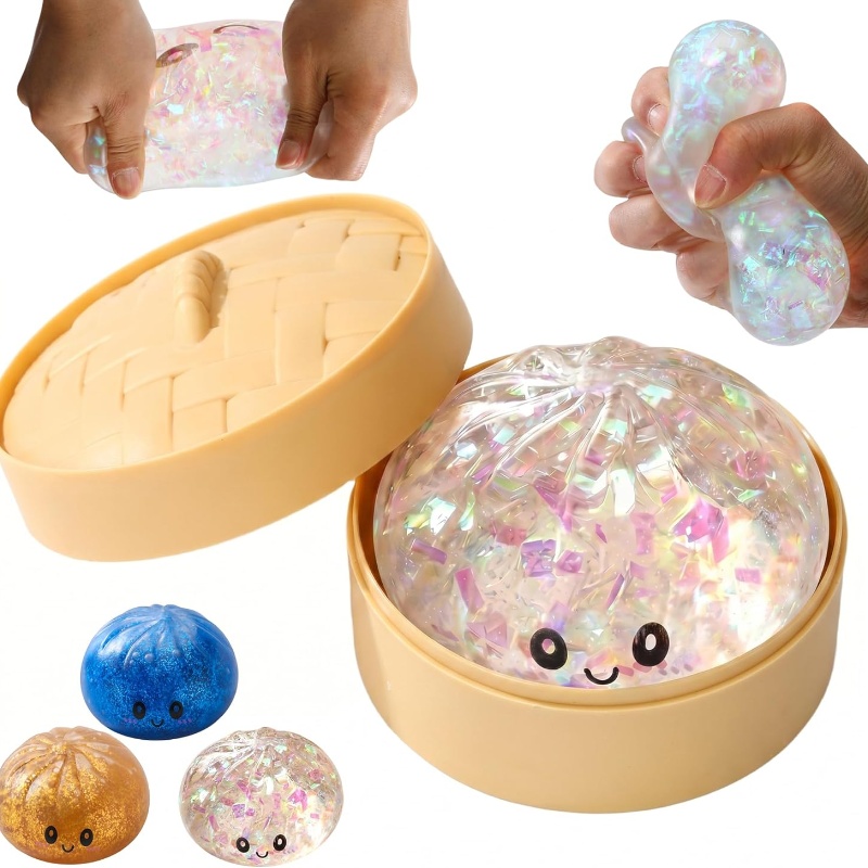 لعبة ضغط على شكل زلابية لامعة  - مراجعة Bao Steamer Bamboo وسعره
