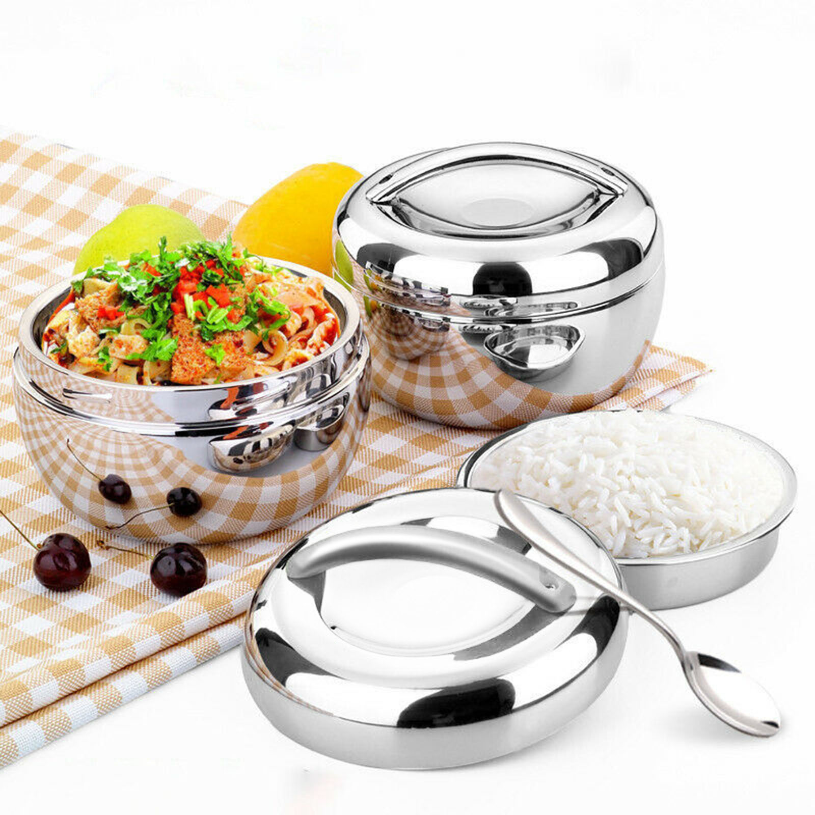 زجاجة ترمس معزولة من الفولاذ ا - مراجعة Dim Sum Basket وسعره